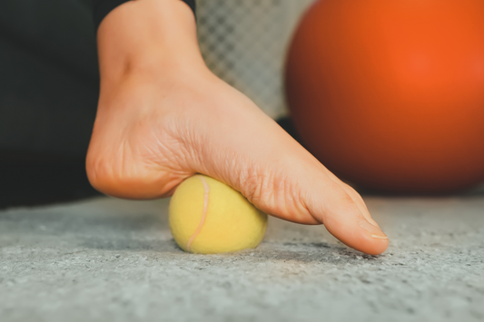 Massage hack. Tennis ball massage