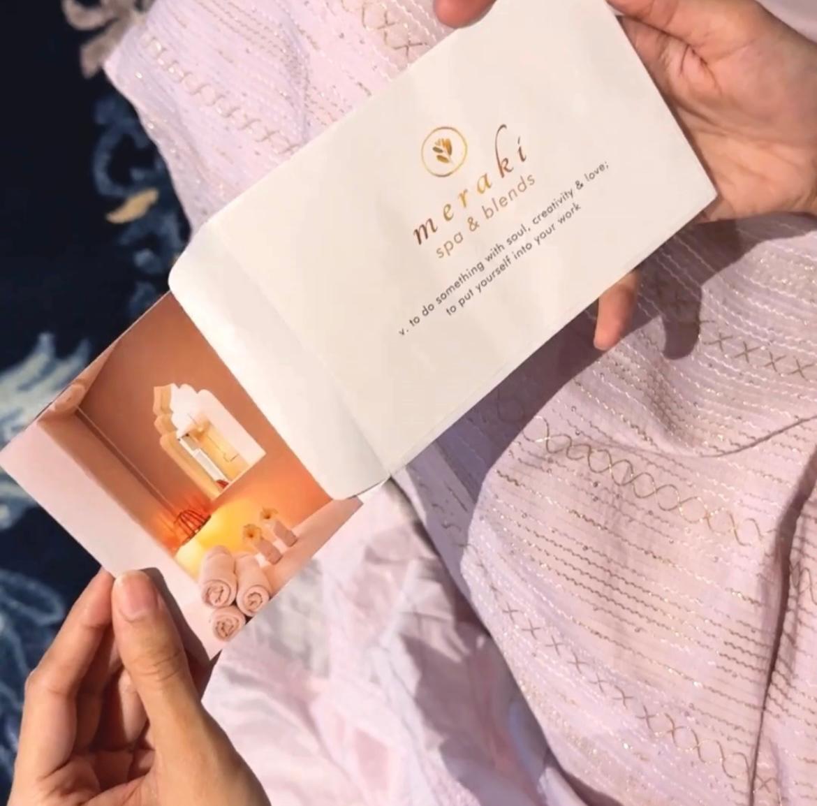 Spa Gift Card/Voucher